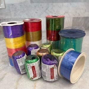 RIBBON BUNDLE….Lots of  Curling Ribbon Spools